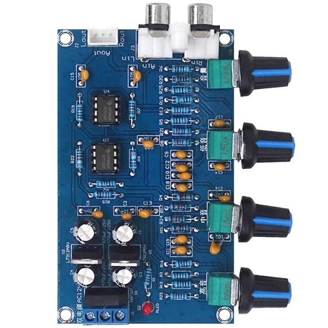 XH-M164 NE5532 Stereo Pre-amp Preamplifier Tone Board